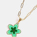 Flower Pendant Stainless Steel Necklace-Fancey Boutique