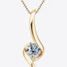 1 Carat Moissanite 925 Sterling Silver Necklace-Fancey Boutique