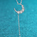 Star & Moon Moissanite Necklace-One Size-Fancey Boutique