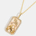 Rhinestone Constellation Pendant Copper Necklace-Fancey Boutique