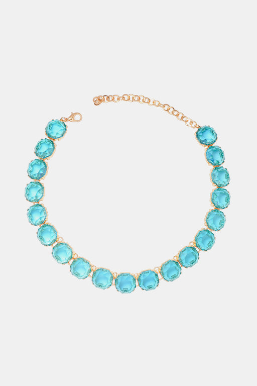 Zinc Alloy Resin Necklace-One Size-Fancey Boutique