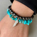 Turquoise Alloy Bracelet-One Size-Fancey Boutique