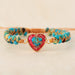 Handmade Heart Shape Natural Stone Bracelet-Fancey Boutique