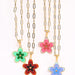 Flower Pendant Stainless Steel Necklace-Fancey Boutique