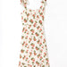 Summer Floral Print Ruffles Sexy Slimming Beam Waist Strap Dress-Multi-Fancey Boutique