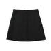 Color-Black-Spring Summer Women Clothing Solid Color High Waist Skirt Set-Fancey Boutique