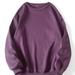 Color-Dark Purple-Women Clothing Round Neck Cashmere Bottoming Casual Sport Women Loose Autumn Sweater Women Sweatshirt-Fancey Boutique