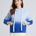 Color-Blue-Women Fall Winter Gradual Color Change Soft Waxy Lazy Door Sewing Sweater Women Premium Hooded Arctic Velvet Sweater Hoodies-Fancey Boutique