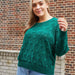 Color-blackish green-Plus Size Autumn Winter Women Sweater Women Solid Color Office Long Sleeved Knitted Sweater Women Clothing-Fancey Boutique