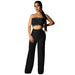 Color-Black-Boutique Sexy Solid Color Lace Jumpsuit-Fancey Boutique