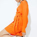 Color-Autumn Women Satin Stomach Blanket Dress Bow Lace up Short Dress-Fancey Boutique