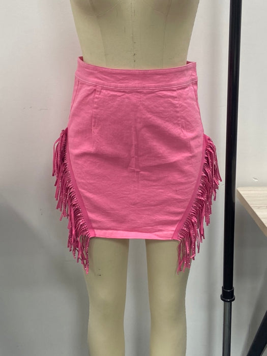 Color-Pink-【MOQ-5 packs】 Women Elegant Skirts-Fancey Boutique