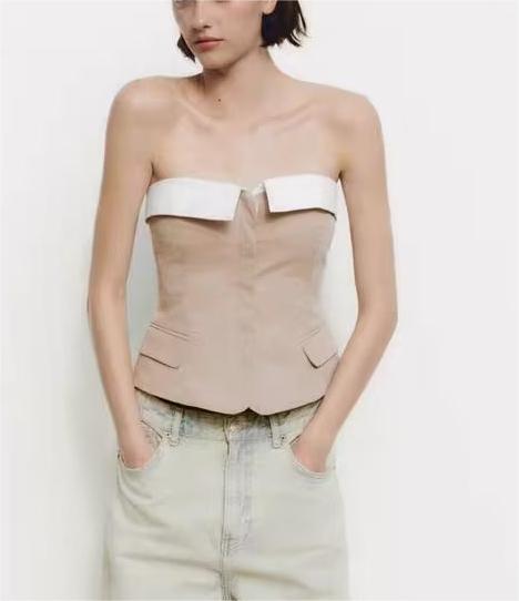 Autumn Single Breasted Slim Sleeveless Vest Slimming Top Elegant Intellectual Short Vest Women-Fancey Boutique