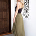 Color-Army Green-Solid Color Pleated Stitching Irregular Asymmetric Casual All Matching Women Wear Skirt-Fancey Boutique