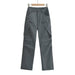 Color-Grey-Street Loose Cargo Pants Women Autumn Lace Thin Casual Pants Women-Fancey Boutique