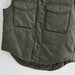 Spring Summer Cotton Padded Jacket Work Vest Army Green Vest Cardigan-Fancey Boutique