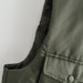 Spring Summer Cotton Padded Jacket Work Vest Army Green Vest Cardigan-Fancey Boutique