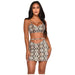 Women Strap Snake Pattern Two Piece Set-Snake Color-Fancey Boutique