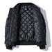 Color-Black quilted-Spring Autumn Jacket bomber jacket Varsity Jacket Korean Fashion Young Jacket-Fancey Boutique