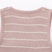 Striped Small Vest Sling Women Silk Inner Bottoming Shirt Summer Short Knitted Short Sleeved T shirt-Fancey Boutique