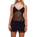 Summer Women Clothing V neck Lace Lace Sling Slim Fit Backless Sexy Camisole Women-Black Skirt-Fancey Boutique