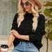 Color-Black-Autumn Winter Pullover Sweater Pit Striped Women Knitwear Sweater Women-Fancey Boutique