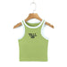 Color-Green-Summer Women Clothes All Match Summer Taste Multicolor Vest-Fancey Boutique