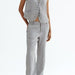 Summer Women Clothing V neck Strap Decorative Vest High Waist Casual Pants Suit-Fancey Boutique