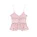 Women' Translucent Laminated Decoration Camisole Top Small Vest-Fancey Boutique