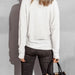 Ladies Autumn Winter Design Pile Collar Loose Velvet Long Sleeve Knitted Top Pullover-Fancey Boutique