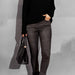 Ladies Autumn Winter Design Pile Collar Loose Velvet Long Sleeve Knitted Top Pullover-Fancey Boutique