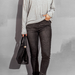 Ladies Autumn Winter Design Pile Collar Loose Velvet Long Sleeve Knitted Top Pullover-Fancey Boutique