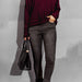 Ladies Autumn Winter Design Pile Collar Loose Velvet Long Sleeve Knitted Top Pullover-Fancey Boutique