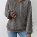 Color-In the Gray-Fall Winter Women Pullover Sweater Flannel Hooded Loose Plush Jacket-Fancey Boutique