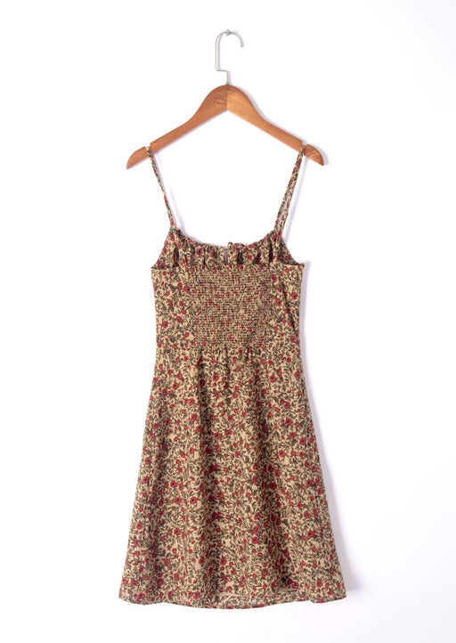 Spring Summer Women Printed A Line Dress-Fancey Boutique