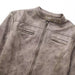 Women Clothing Autumn Suede Stand up Collar Jacket-Fancey Boutique