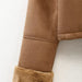 Autumn Winter Fur Suede Texture Effect Short Jacket-Fancey Boutique