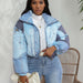 Color-Blue-Women Clothing Source Women Jacket Denim Printing Cotton Coat Jacket-Fancey Boutique
