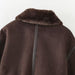 Women Autumn Y2g Double Sided Faux Shearling Jacket Short Zipper Jacket-Fancey Boutique