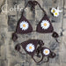 Color-Coffee-Vacation Split Swimsuit Hand-Woven Daisy Pattern Beach Bikini-Fancey Boutique