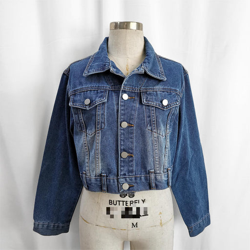 Color-Blue-Denim Jacket Women Denim Jacket Jacket-Fancey Boutique