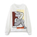 Autumn White Bottoming Shirt Top Cotton Loose Girl Embroidery Pattern Sweater-Fancey Boutique