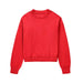 Color-Red-Fall Women Clothing All Match round Neck Long Sleeve Pullover Knitted Sweater-Fancey Boutique