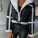 Color-Black1-Women Winter Solid Loose Long Sleeve Short Coat-Fancey Boutique