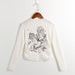 Color-White-Autumn Sexy Slim Fit Slimming Cartoon Printed Long Sleeved Bottoming Shirt-Fancey Boutique