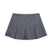 Color-Light Gray-Women Clothing Sexy High Waist Slimming Wide Pleated Pantskirt Mini Skirt-Fancey Boutique