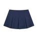 Color-Navy Blue-Women Clothing Sexy High Waist Slimming Wide Pleated Pantskirt Mini Skirt-Fancey Boutique