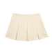 Color-Apricot-Women Clothing Sexy High Waist Slimming Wide Pleated Pantskirt Mini Skirt-Fancey Boutique