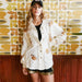 Color-White-Autumn Winter Sweater Rugby Sequined Coat for Women Loose Shirt-Fancey Boutique