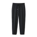 Color-Black-Women Sports Pants Autumn Winter Ankle Banded Slacks All Matching Slimming Sweatpants-Fancey Boutique